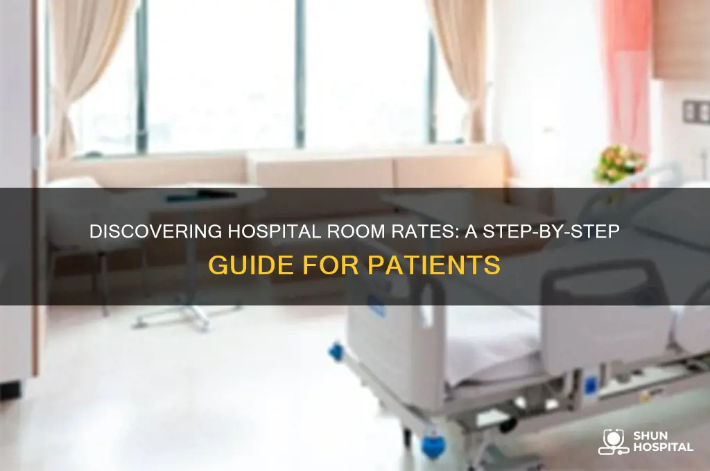 how do i find out a hospital room rate