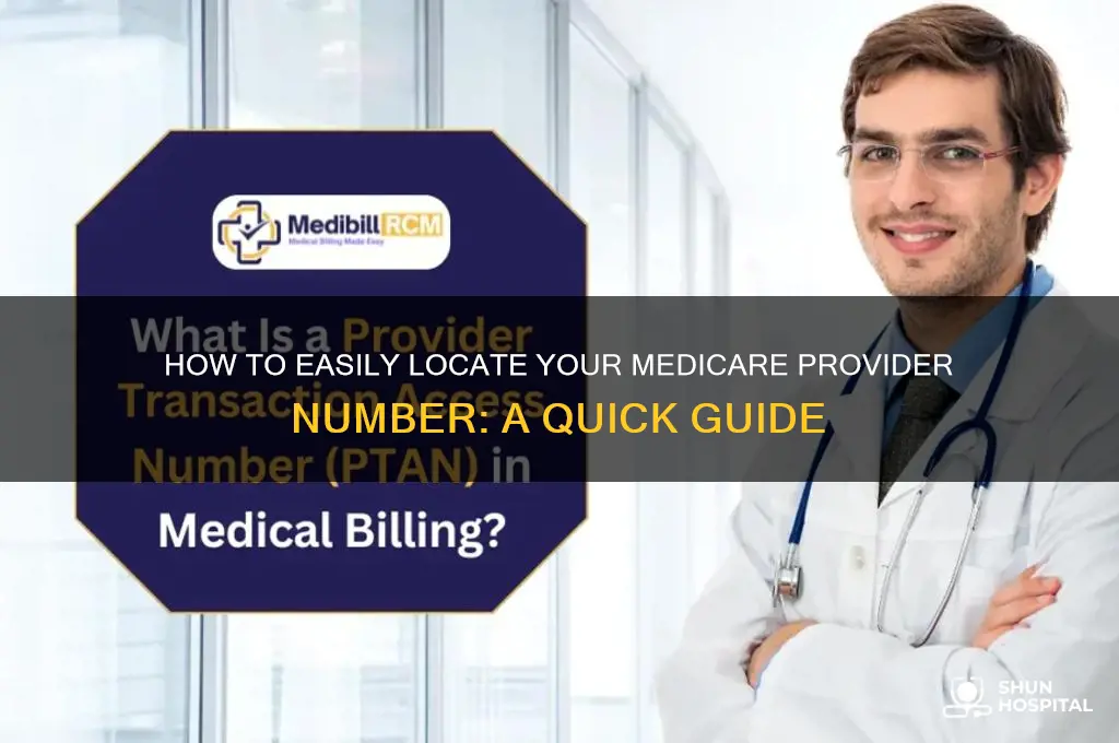how do i find out my medicare provider number