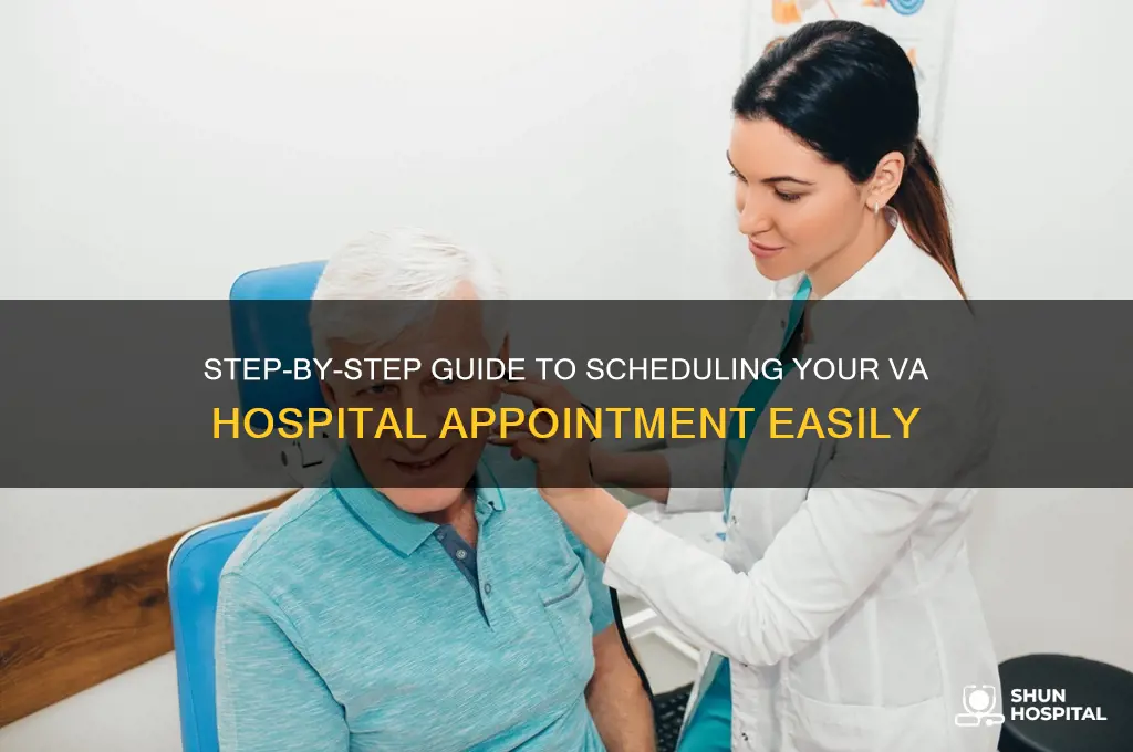 how do i make an appointment at the va hospital