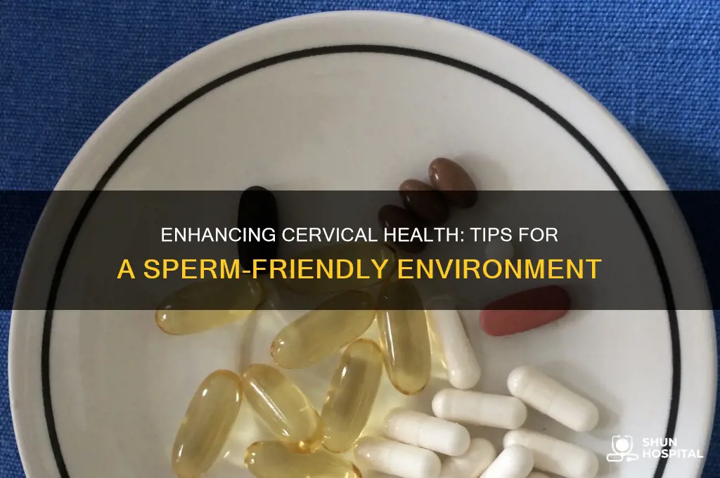 how do i make my cerviz hospitable for sperm