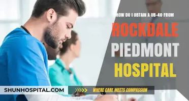 Obtaining a UB-40 Form from Rockdale Piedmont Hospital: A Guide