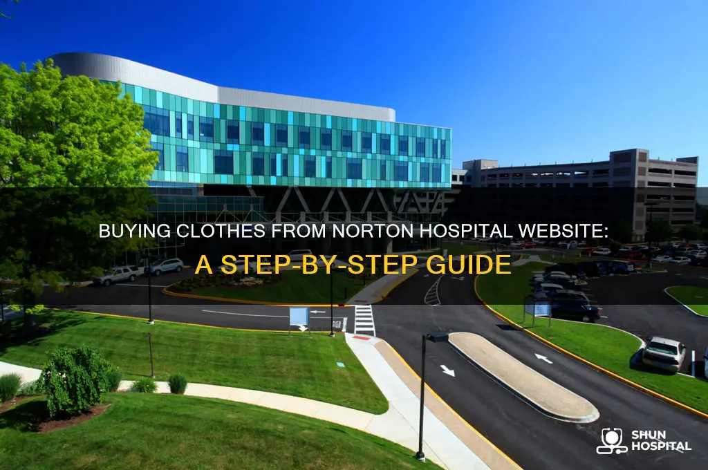 how do i purchase clothes from norton hospital website
