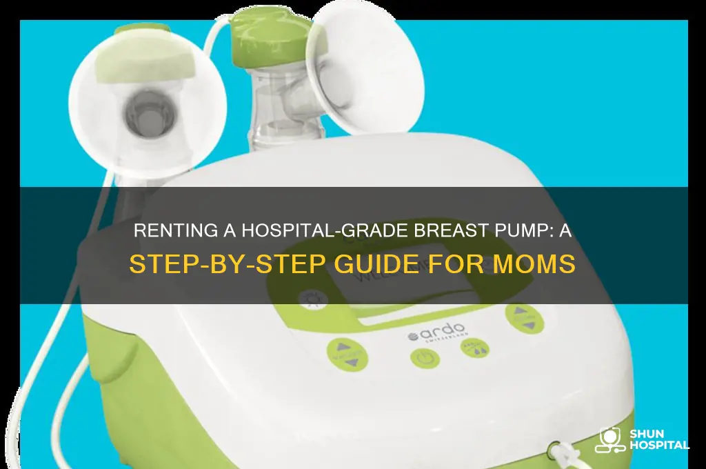 how do i rent a hospital grade breast pump