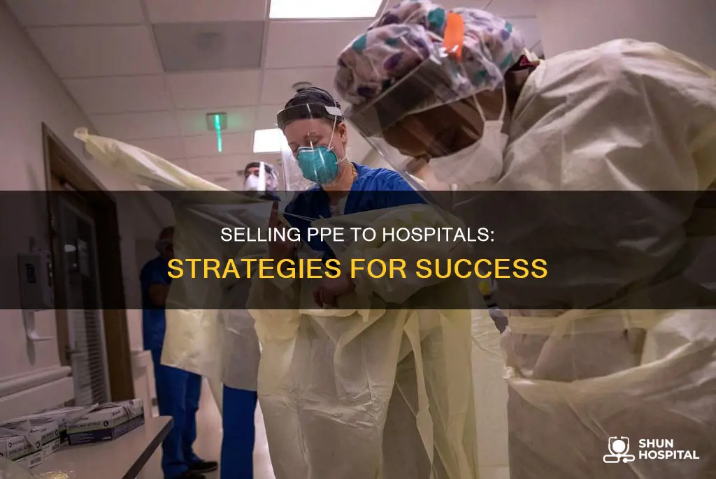 how do i sell ppe to hospitals