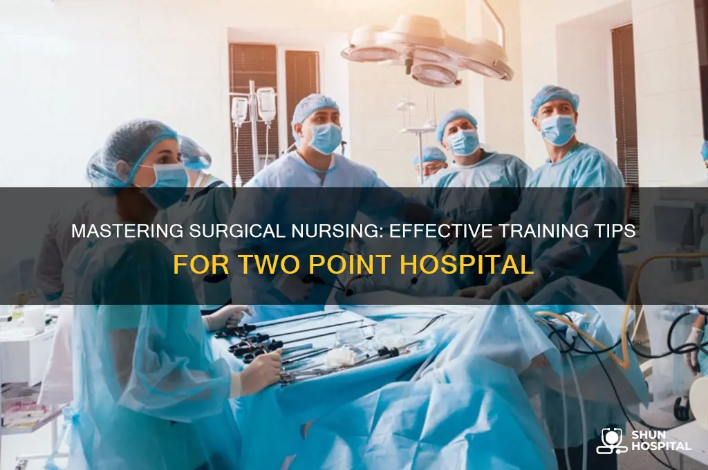 how do i train nurses for surgery two point hospital