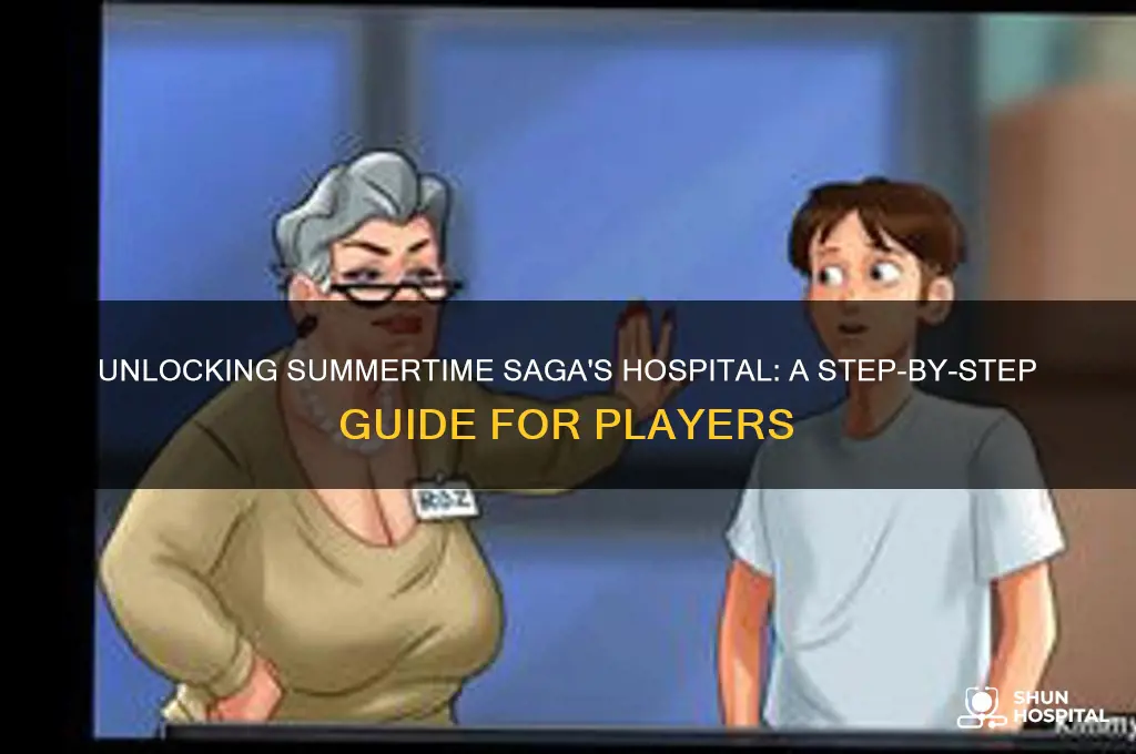 how do i unlock the hospital in summertime saga