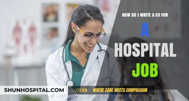 Crafting a Winning CV for Hospital Jobs: Essential Tips and Tricks