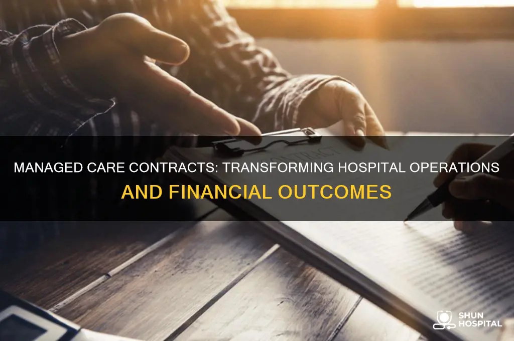 how do new managed care contracts impact a hospital