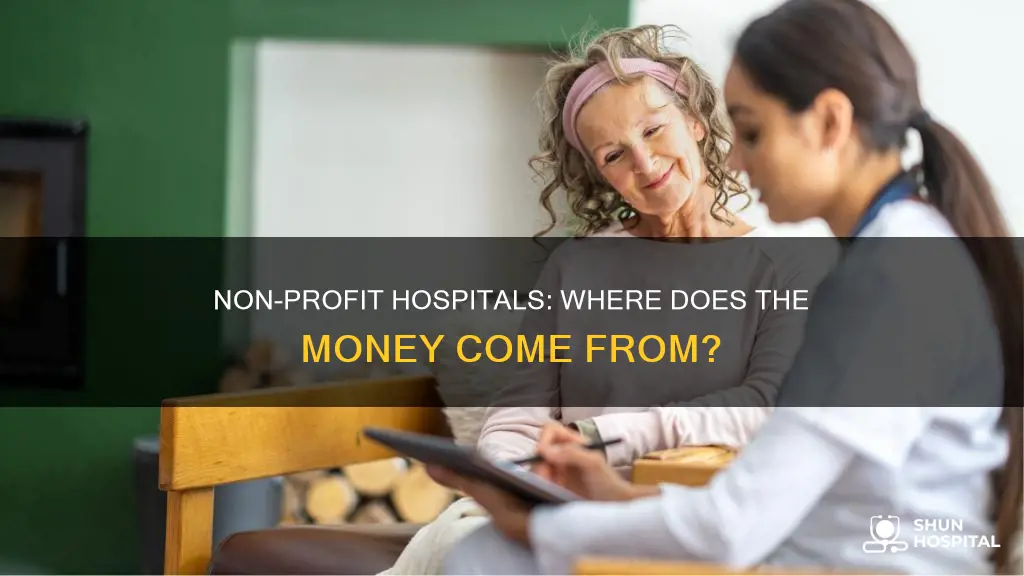 how do non profit hospitals make money