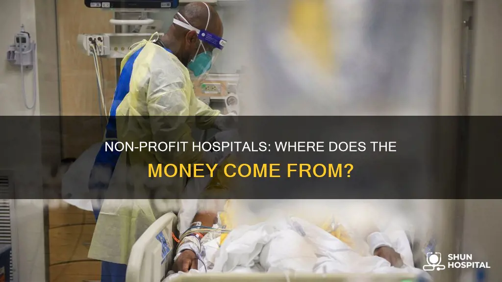 how do non profits hospitals make money