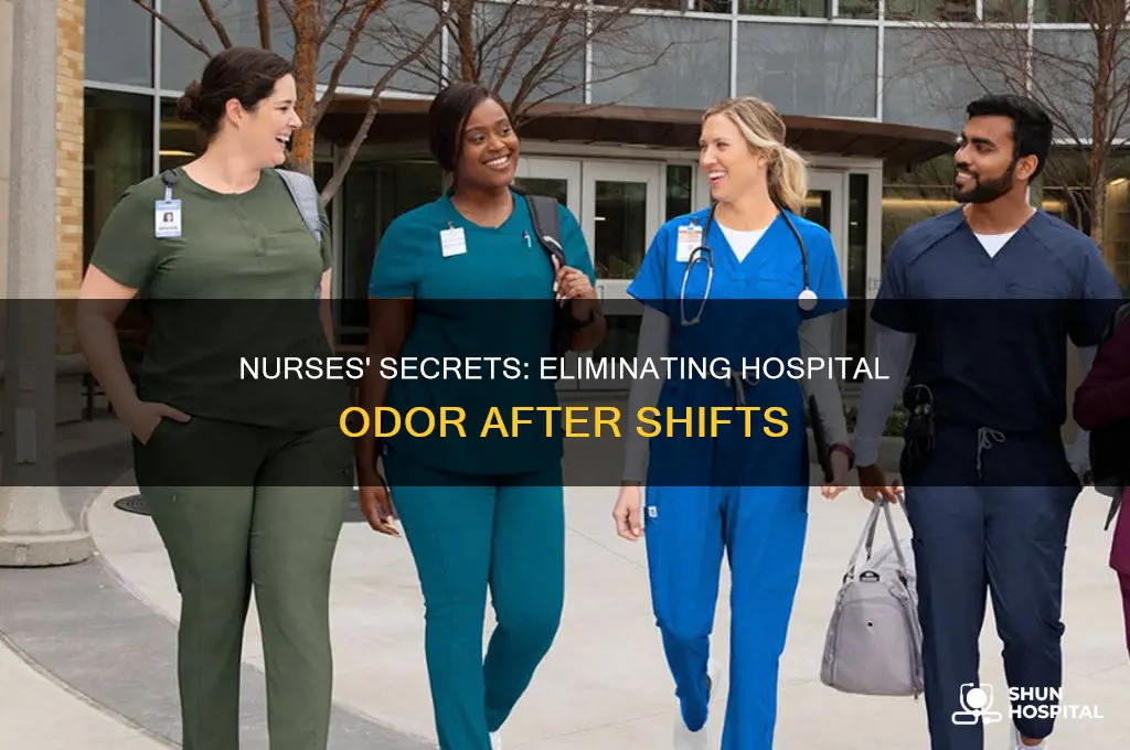 how do nurses not smell like the hospital anymore