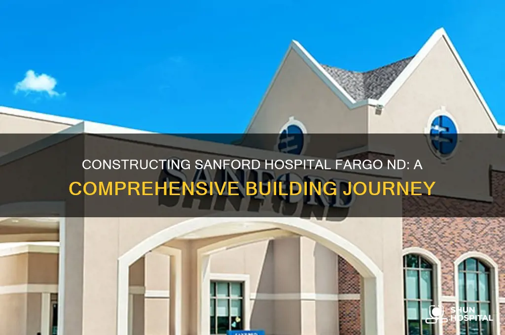 how do they build the sanford hospital fargo nd