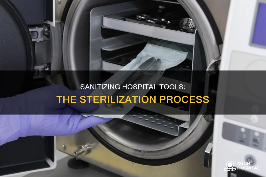 how do they clean tools in hospitals