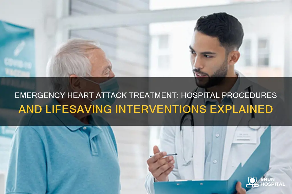 how do they treat a heart attack in the hospital