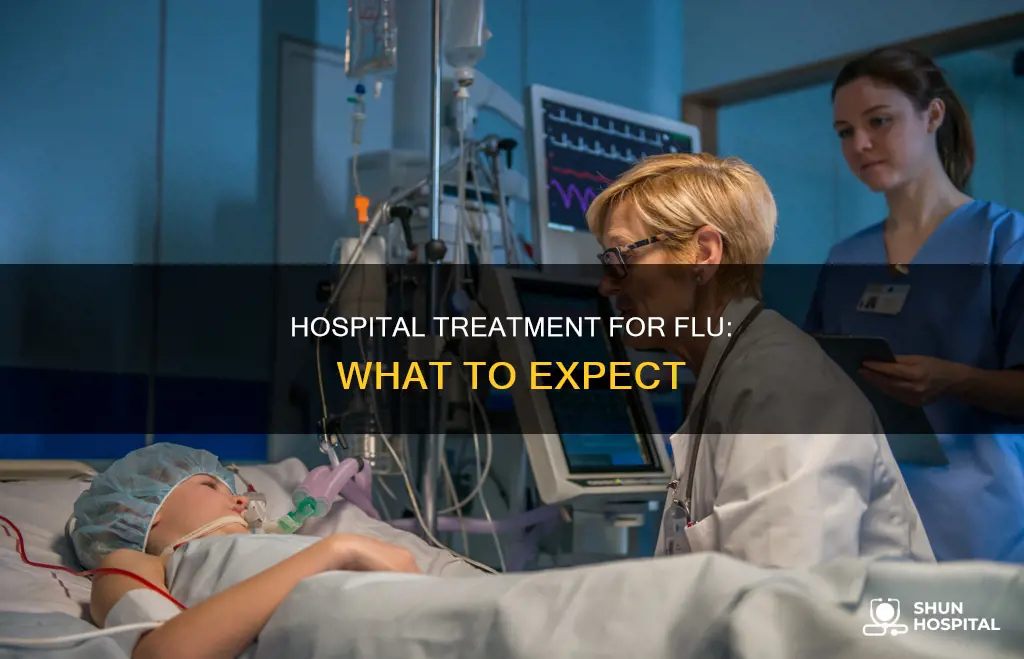 how do they treat flu in hospital