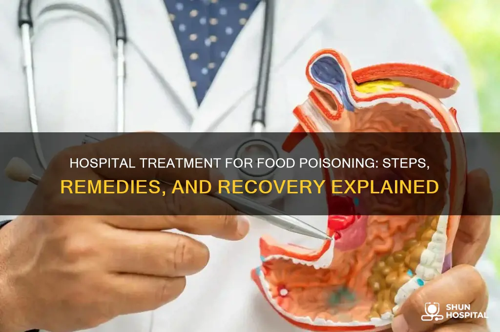 how do they treat food poisoning at the hospital