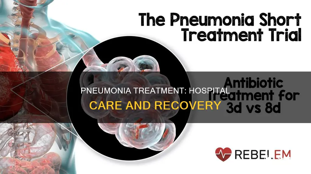 how do they treat pneumonia in hospital