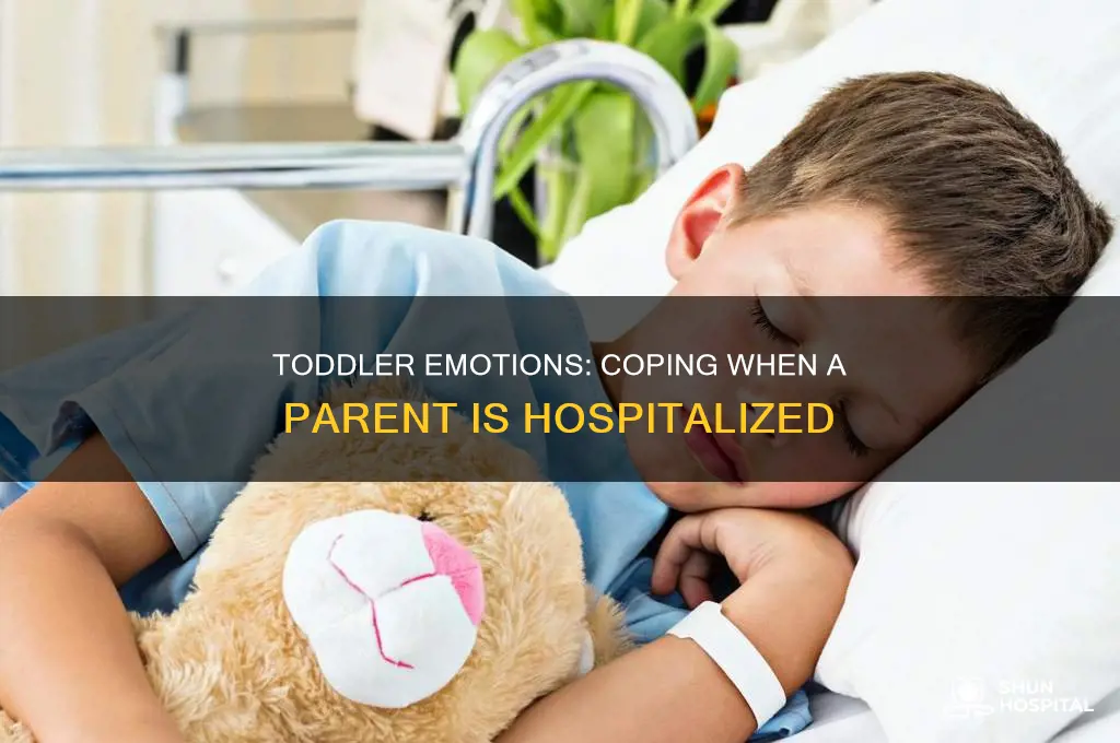 how do toddlers handle when a parent in hospital