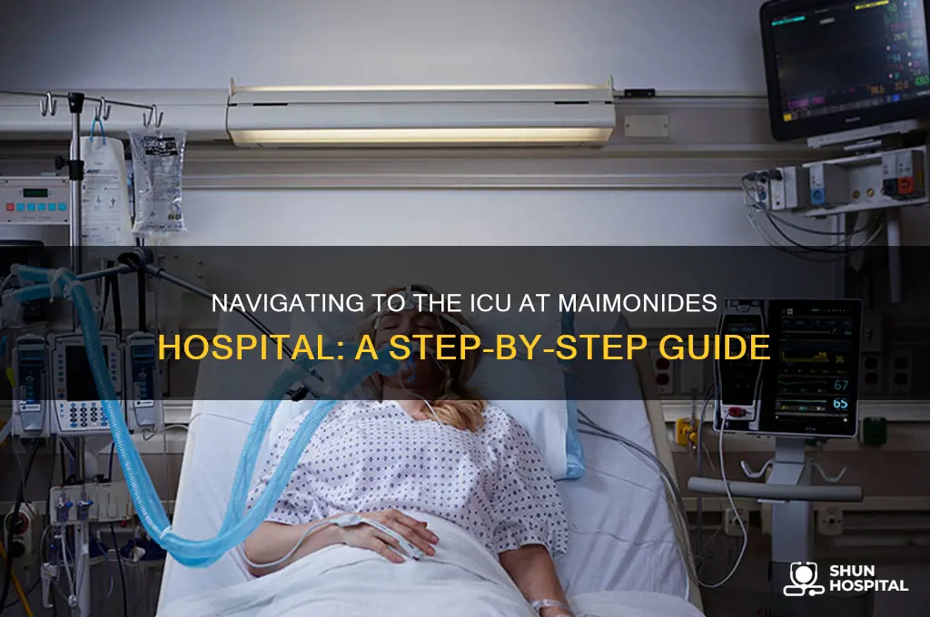 how do u come up to icu in maimonides hospital