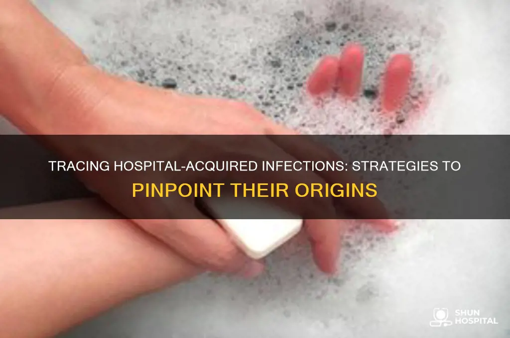 how do we identify the source of hospital-acquired infections