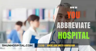 How to Abbreviate Hospital: Quick Guide to Common Short Forms