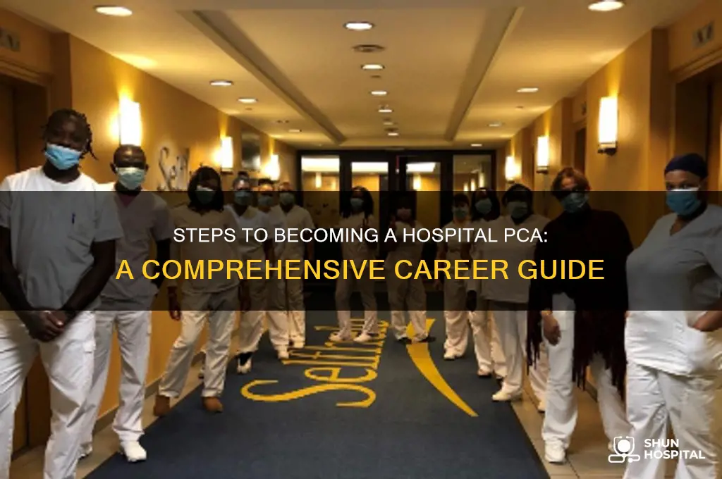 how do you become a pca in a hospital