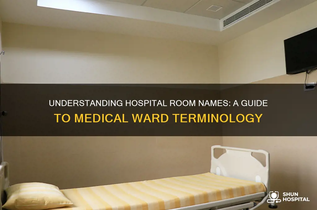 how do you call a room in a hospital