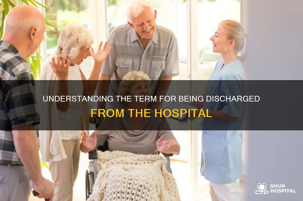 how do you called when released from the hospital