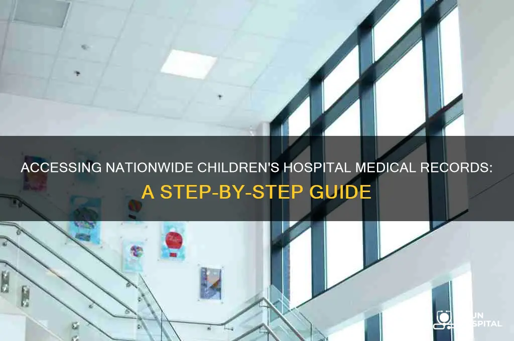 how do you check you nationwide childrens hospital medical recods