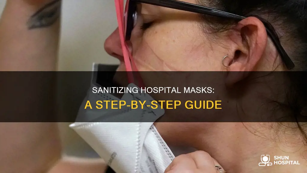 how do you clean a hospital mask