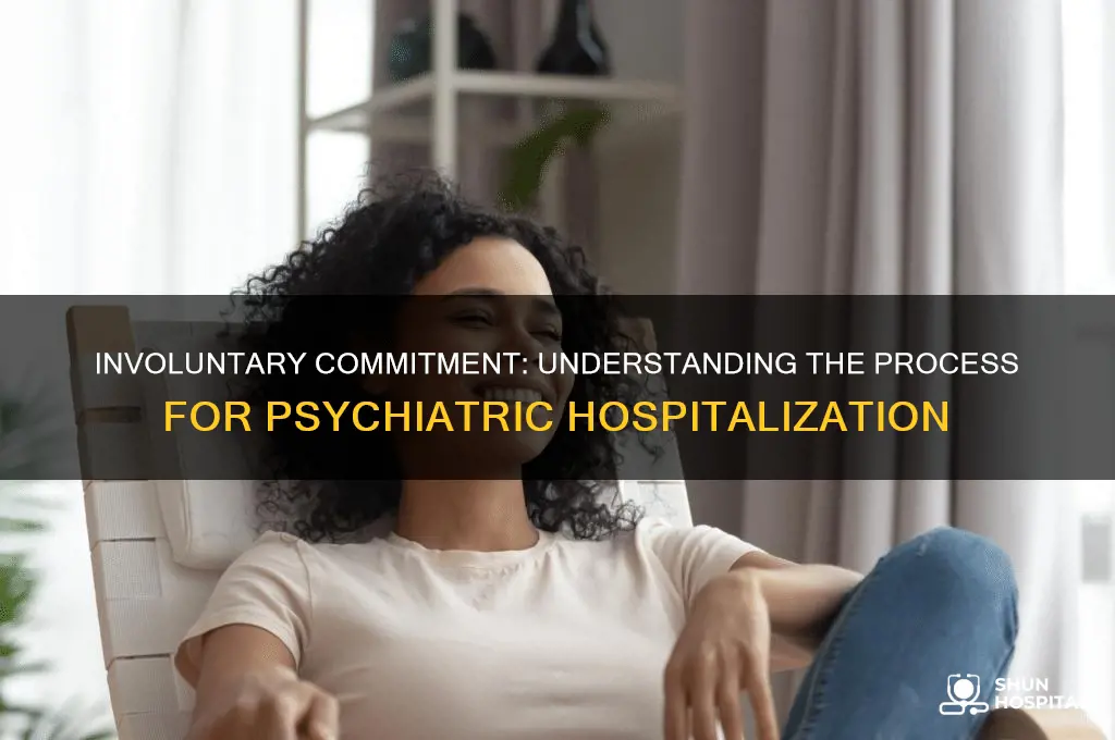 how do you commit someone involuntarily to a psychiatric hospital