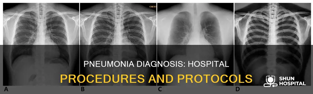 how do you confirm pneumonia in hospital