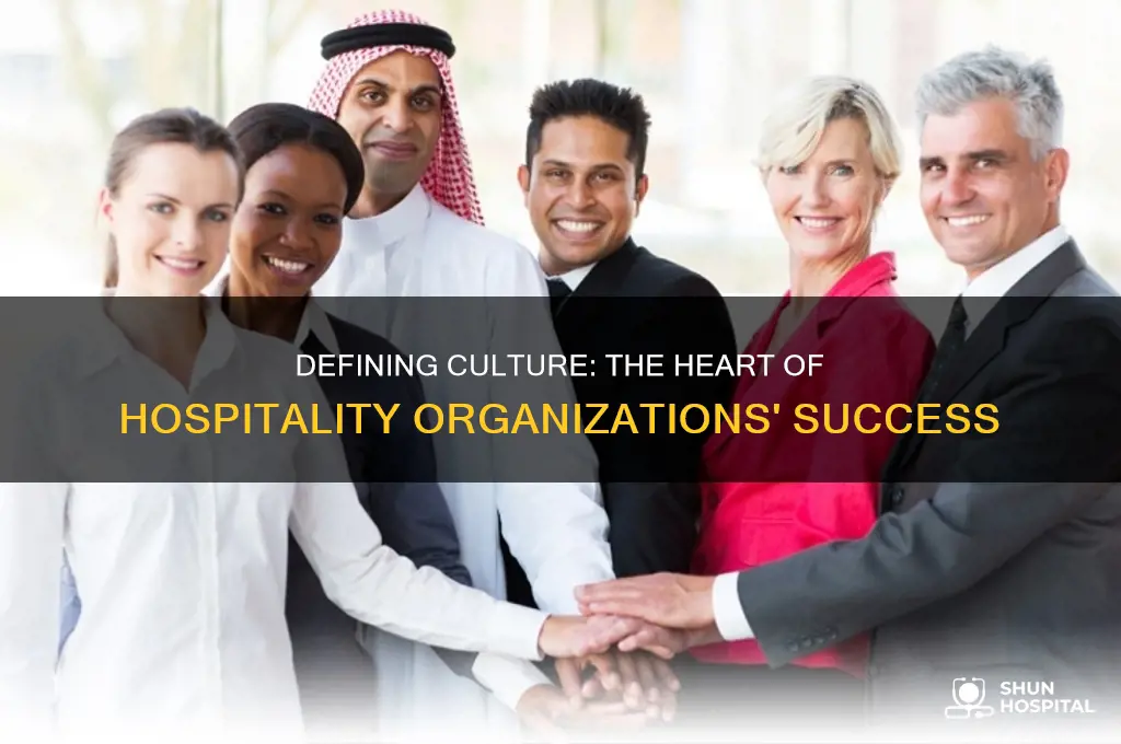 how do you define culture in a hospitality organization