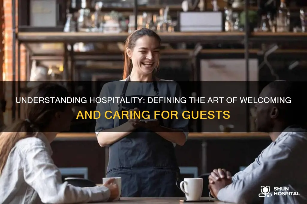 how do you define hospitality