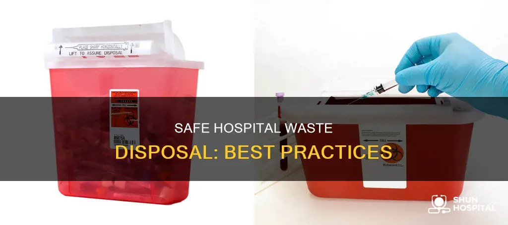 how do you dispose of hospital waste