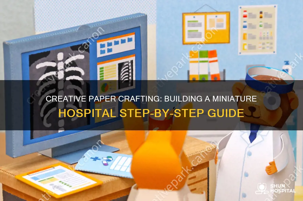 how do you do a hospital out of paper steps