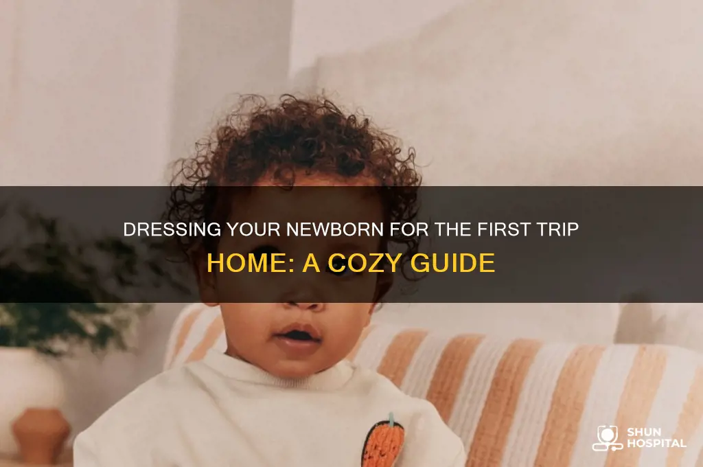 how do you dress a bay home from the hospital