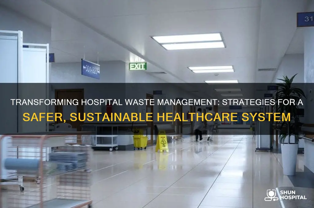 how do you eradicate the poor hospital waste management