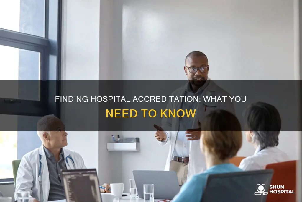 how do you find hospitals accreditation infomail
