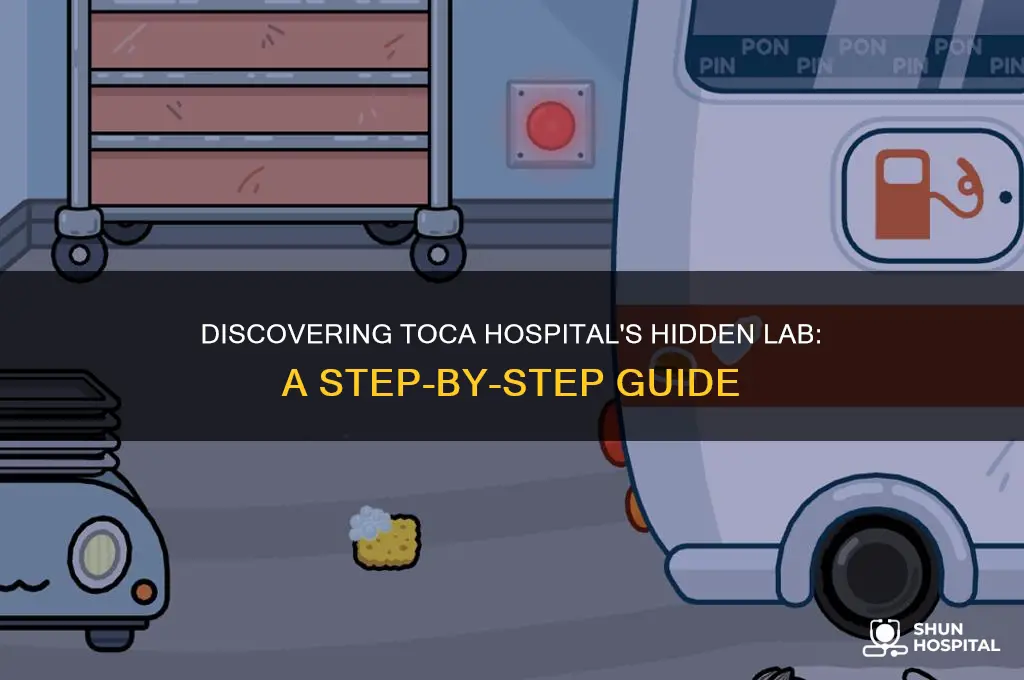 how do you find the secret lab in toca hospital