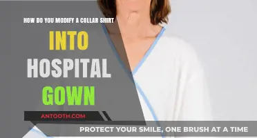 Transforming Collar Shirts into Comfortable Hospital Gowns: A DIY Guide