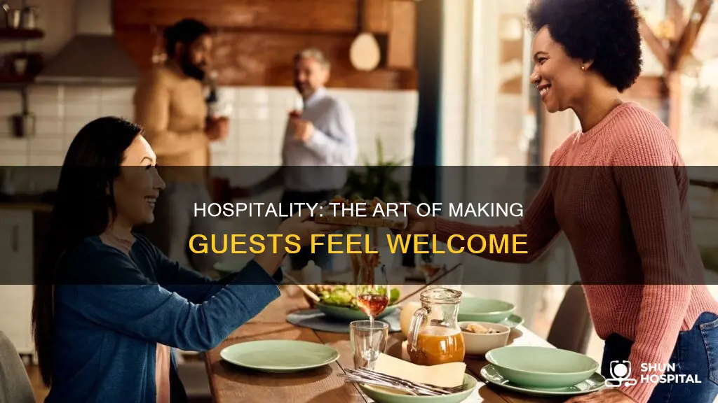 how do you say she was hospitable