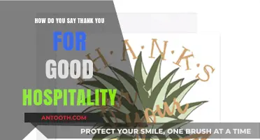 Expressing Gratitude: How to Say Thank You for Warm Hospitality