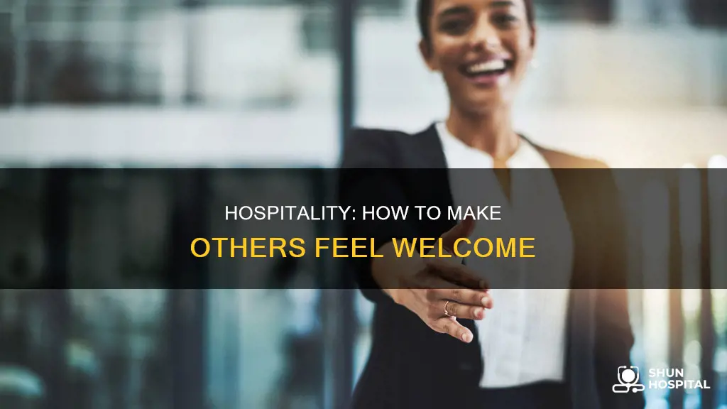 how do you show hospitality to others