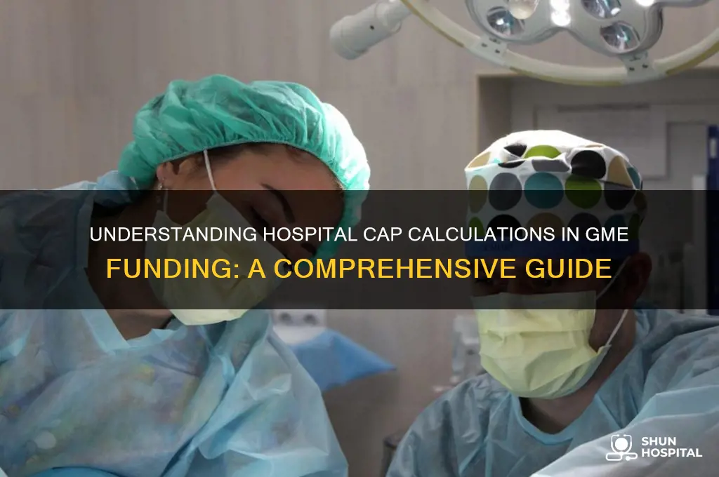 how does a hospital calculate its cap in gme funding