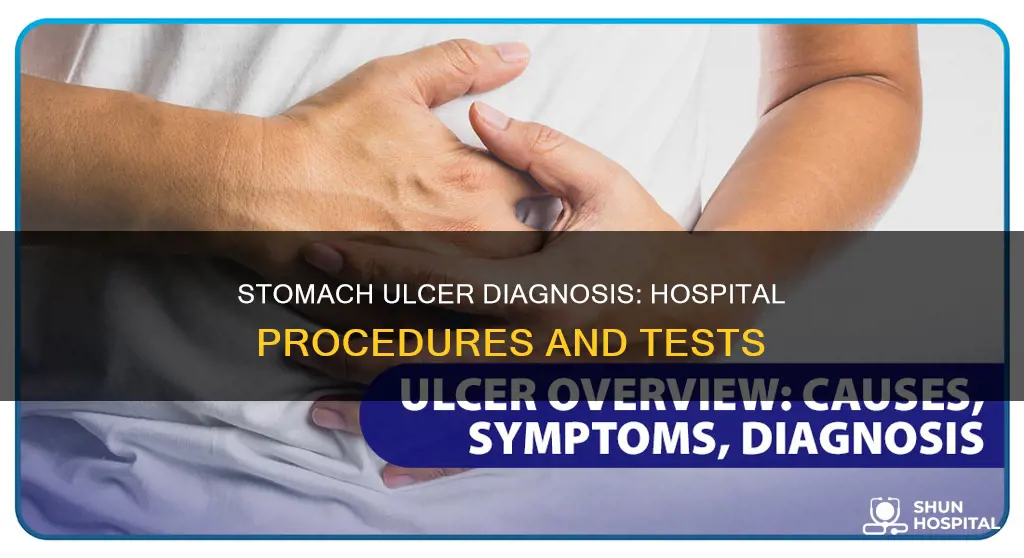 how does a hospital diagnose stomach ulcer