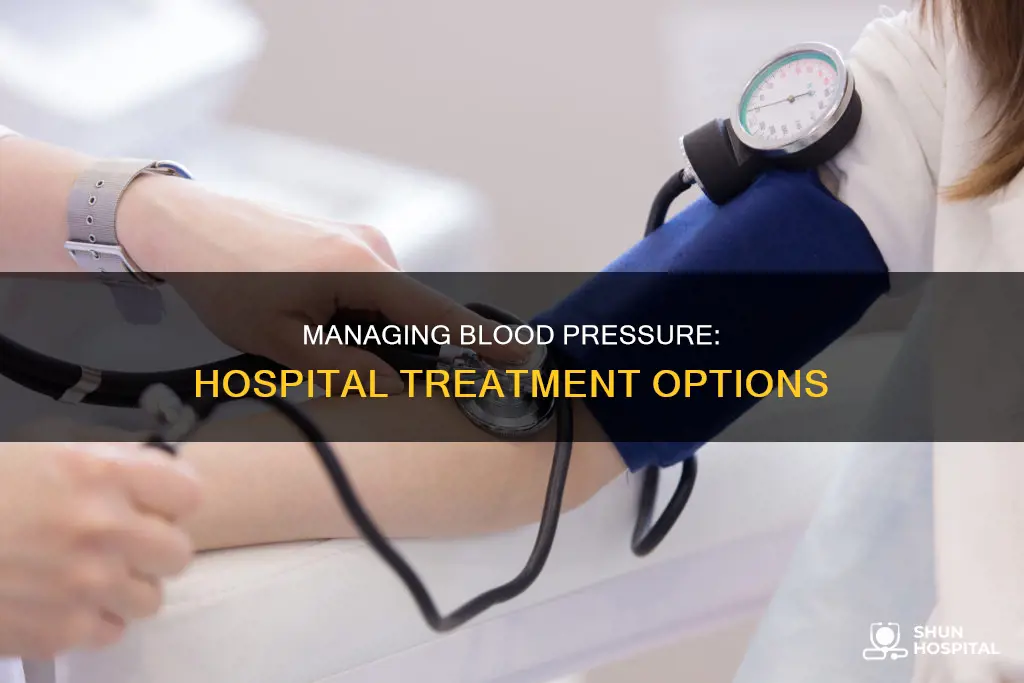 how does a hospital lower blood pressure