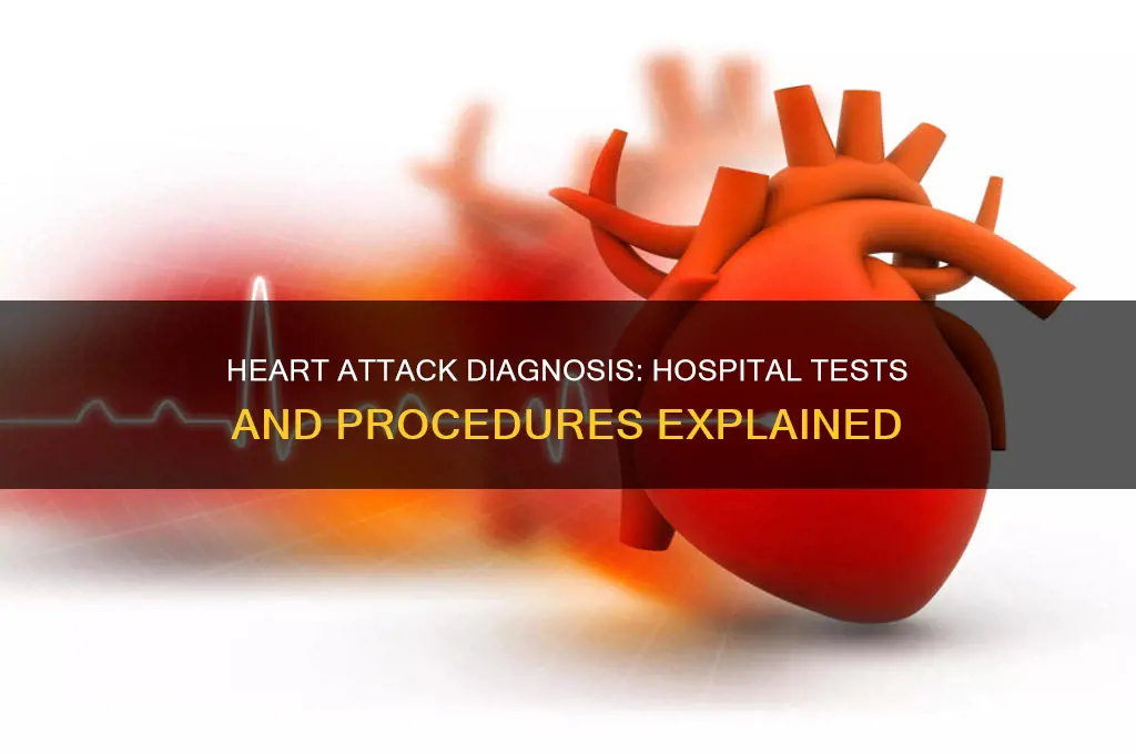 how does a hospital test you for a heart attack