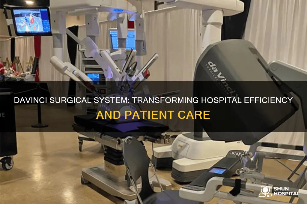 how does davinci affec hospital