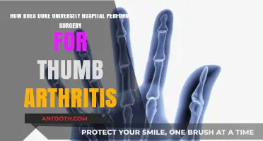 Duke University Hospital's Advanced Surgical Approach to Thumb Arthritis Relief